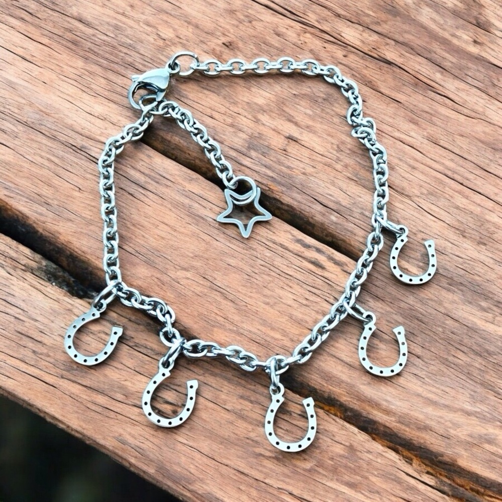 🆕 Lucky Horseshoe Anklet Stainless Steel